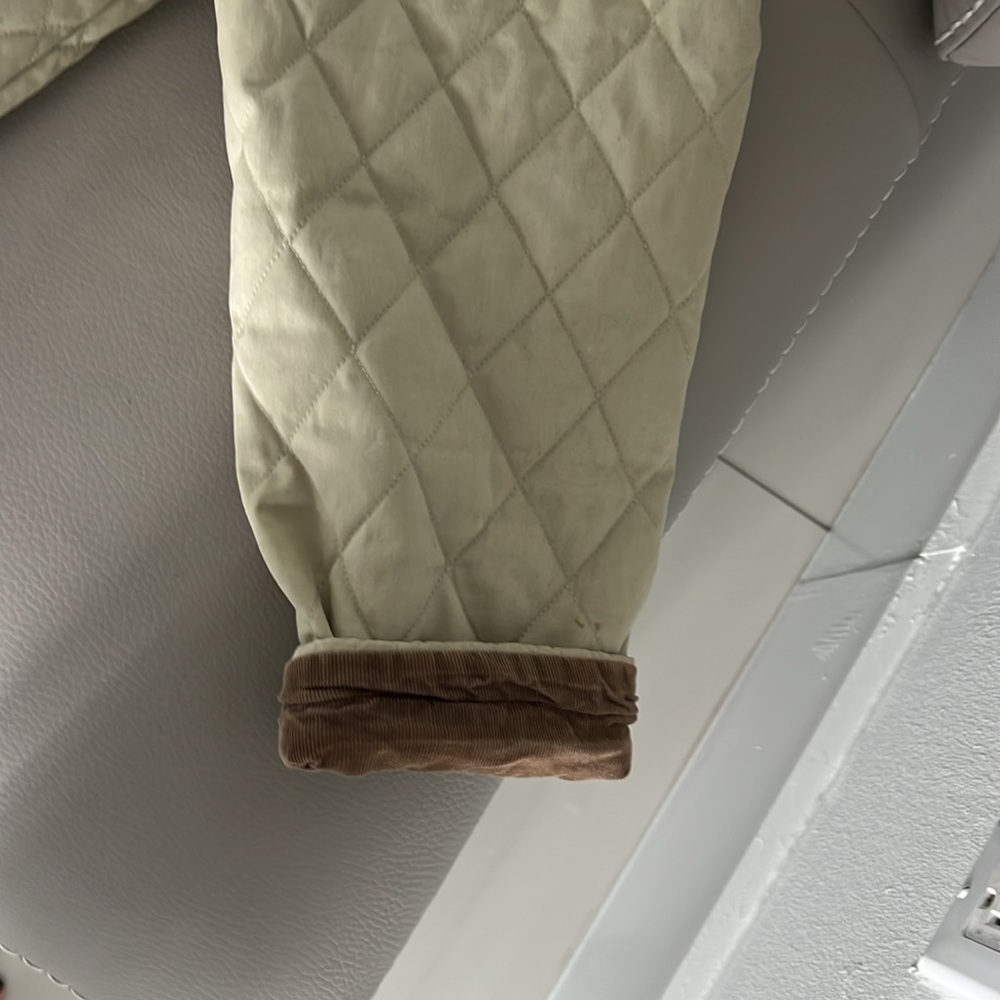 Lilly Pulitzer beige quilted jacket Size Medium M - Picture 8 of 12